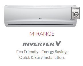 Residential Inverter LG Air Conditioner M Range